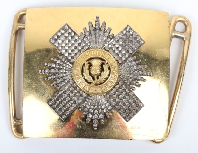 Royal Scots Officers Waist Belt Clasp
