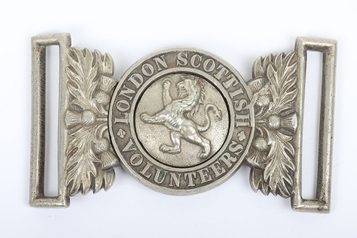 London Scottish Volunteers Waist Belt Clasp