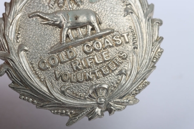 Victorian Gold Coast Rifle Volunteers Cap Badge - 6