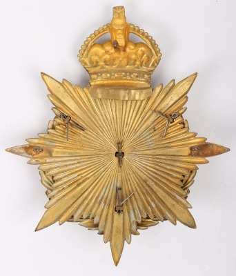 Royal West Kent Regiment Officers Home Service Helmet Plate - 2
