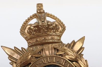 Royal West Kent Regiment Officers Home Service Helmet Plate - 7