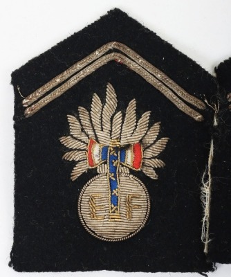 WW2 Vichy French Marshall Petain Body Guard Collar Insignia. - 2
