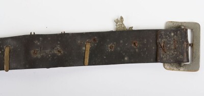 WW2 British Cap Badge Souvenir/Hate Belt - 10