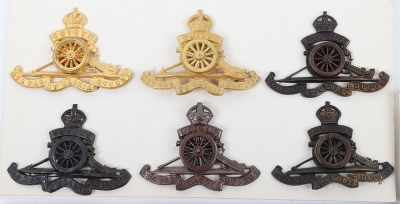 Selection of Cap Badges to the Royal Regiment of Artillery. - 3