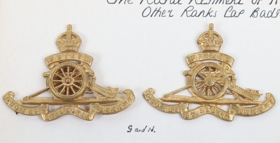 Selection of Cap Badges to the Royal Regiment of Artillery. - 4