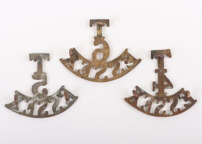 3x Essex Regiment Territorial Shoulder Titles - 2
