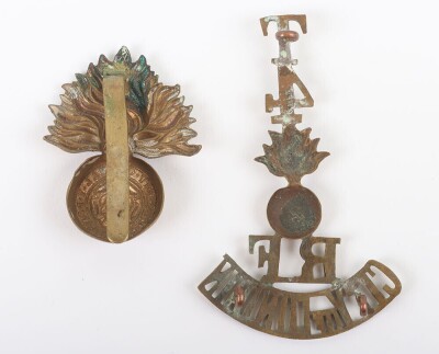 4th Territorial Battalion (City of London) Royal Fusiliers Shoulder Title - 2