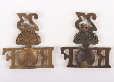 Pair of 23rd Service Battalion Royal Fusiliers City of London Regiment (1st Sportsman&rsquo;s) Shoulder titles - 2