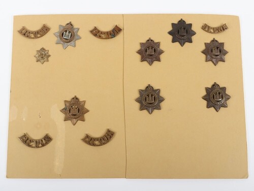 Grouping of Military Badges to the Devonshire Regiment