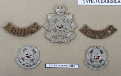 Grouping of Military Badges to the Border Regiment - 4