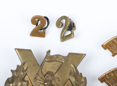 21st Service Battalion Northumberland Fusiliers, 2nd Tyneside Scottish Shoulder Titles and Glengarry badge - 3