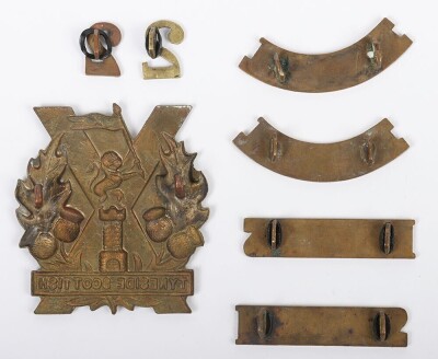 21st Service Battalion Northumberland Fusiliers, 2nd Tyneside Scottish Shoulder Titles and Glengarry badge - 4