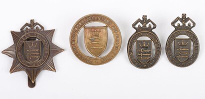 WW1 Middlesex Volunteer Regiment (VTC) Cap and Collar Badge Set