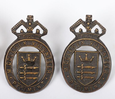 WW1 Middlesex Volunteer Regiment (VTC) Cap and Collar Badge Set - 3