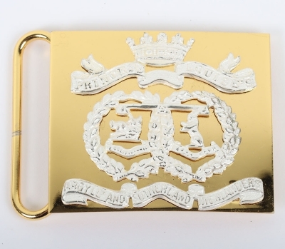 EIIR Officer&rsquo;s Waist Belt Plate of the Argyll & Sutherland Highlanders