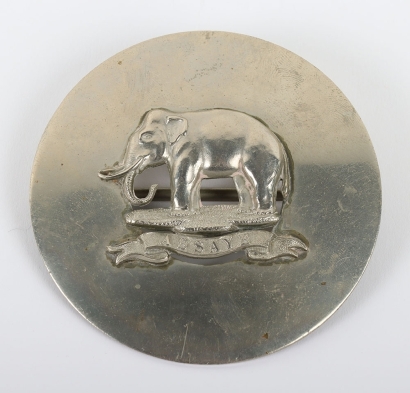 An unmarked Silver pre 1881 74th Highlanders Plaid Brooch
