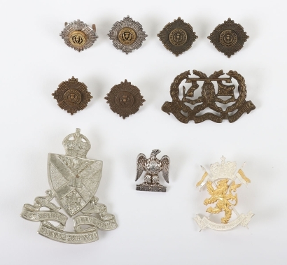Collection of Scottish Cap & Collar Badges