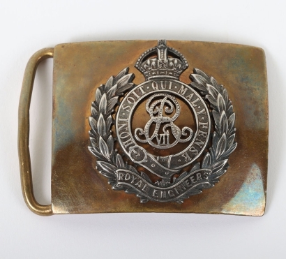 Edward VII Royal Engineers Waist Belt Clasp