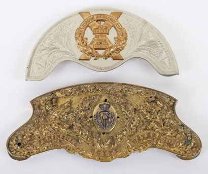 2 x Scottish Regiments Sporran Cantles