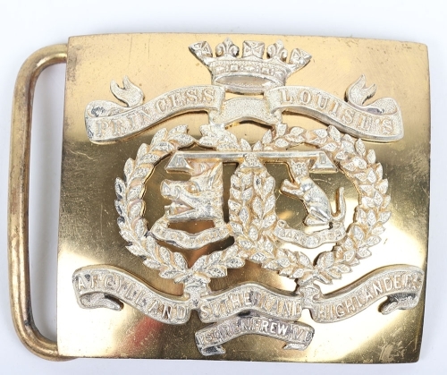 1st Renfrew Volunteer Battalion Argyll & Sutherland Highlanders Waist Belt Clasp