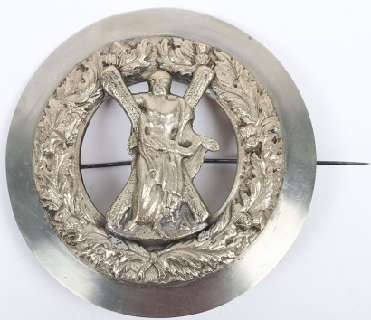Victorian Scottish Black Watch Senior NCO's Plaid Brooch