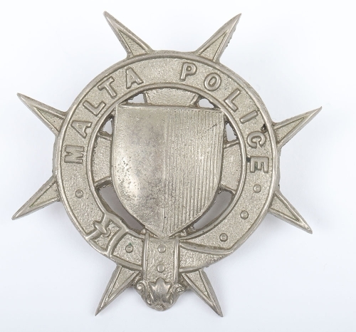 Malta Police Headdress Badge