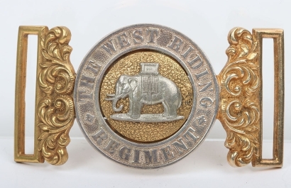 Duke of Wellington&rsquo;s West Riding Regiment Officers Waist Belt Clasp