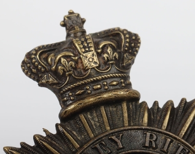 Victorian 19th Surrey Rifle Volunteers Pouch Badge - 5