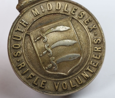 Victorian South Middlesex Rifle Volunteers Pouch Badge - 5