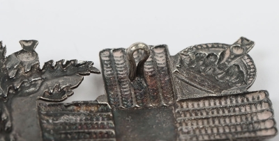 Indian Army Calcutta Scottish Officers Headdress Badge - 4