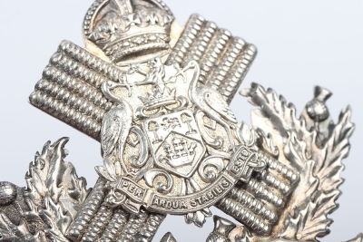 Indian Army Calcutta Scottish Officers Headdress Badge - 6