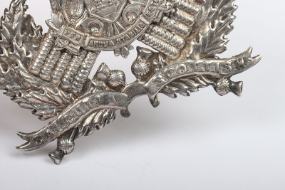 Indian Army Calcutta Scottish Officers Headdress Badge - 7