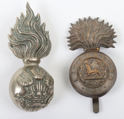 Lancashire Fusiliers Glengarry Badge with Pagri Style Slider.