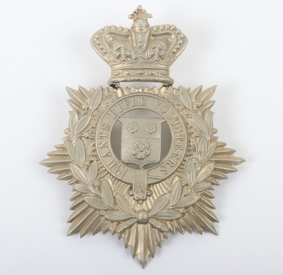 Victorian Hampshire Rifle Volunteer Other Ranks Helmet Plate