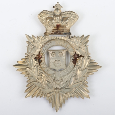 Victorian Hampshire Rifle Volunteer Other Ranks Helmet Plate - 2