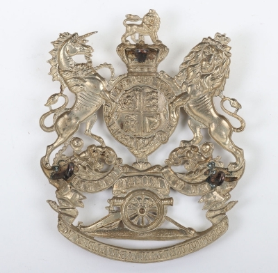 Victorian Northumberland Artillery Volunteers Other Ranks White Metal Helmet Plate - 2