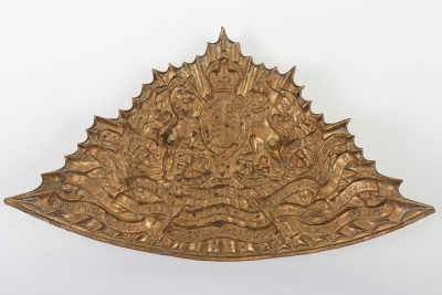Post 1902 16th Queens Royal Lancers Other Ranks Lance Cap Plate - 2