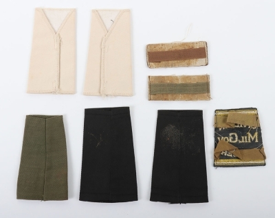 Small Grouping of British Army Slip on Shoulder Boards. - 2