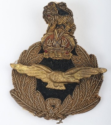 WW2 Royal Air Force Air Rank Officers Cap Badge
