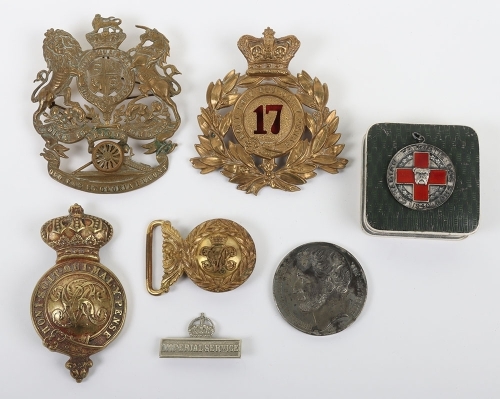 Victorian Helmet and other Badges