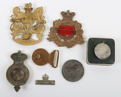 Victorian Helmet and other Badges - 2