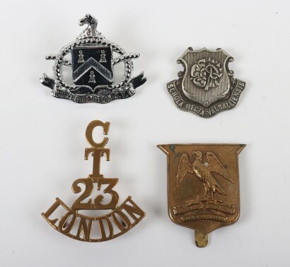 Battersea Grammar School Cadet Corps Cap Badge