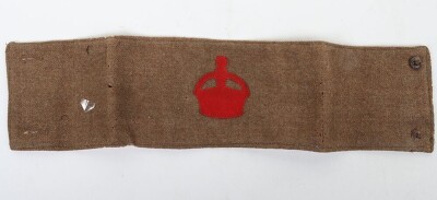 WW1 Derby Scheme Armband of Staffordshire Interest - 5