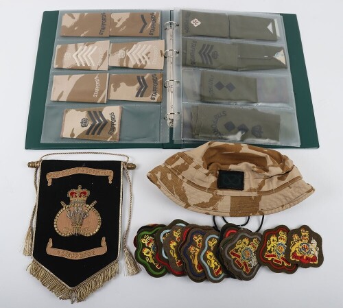 Folder of Modern British Army Rank Slides of Staffordshire and Mercian Regiment Interest