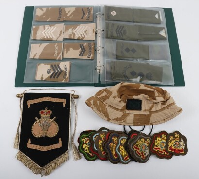 Folder of Modern British Army Rank Slides of Staffordshire and Mercian Regiment Interest