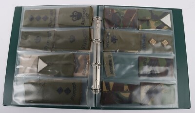 Folder of Modern British Army Rank Slides of Staffordshire and Mercian Regiment Interest - 9