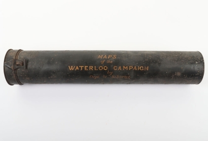 Captain William Siborne, Map Tin for the Waterloo Campaign, Used by Siborne to create his famous model of the Waterloo battlefield, now housed at the National Army Museum in London.