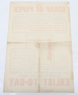 Scarce Early WW1 Recruiting Poster by the Parliamentary Recruiting Committee, Poster No 7 - 6