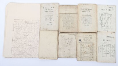 WW1 British Geographical & Trench Maps, Plus One German Trench Map Example