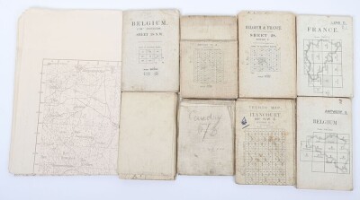 WW1 British Geographical & Trench Maps, Plus One German Trench Map Example